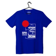 Odzież do sportów motorowych - T-shirt koszulka Toyota Supra niebieska-M - miniaturka - grafika 1