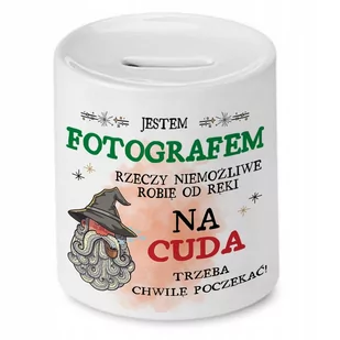 Skarbonka Dla Fotografa na Imieniny Prezent z Nadrukiem ze Zdjęciem - Skarbonki - miniaturka - grafika 1