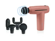 Masażery - SILVERCREST PERSONAL CARE Mini pistolet do masażu SMMG 3.7 B2 /SOMMG 3.7 B2, 7,4 V (Bordowy) - miniaturka - grafika 1