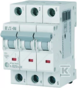 Wyłącznik nadprądowy 6kA HN-B25/3 - Bezpieczniki elektryczne - miniaturka - grafika 1
