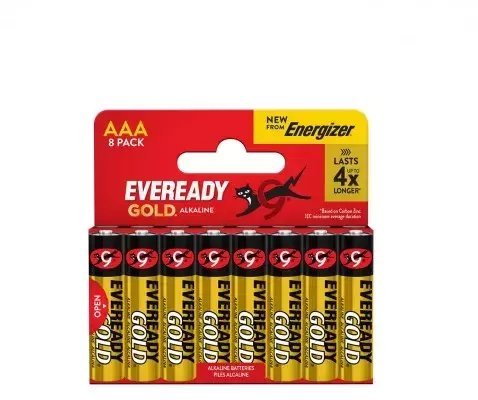 Philips Bateria EVEREADY GOLD from ENERGIZER, AAA, LR03, 1,5V, DHP8, 8 szt.
