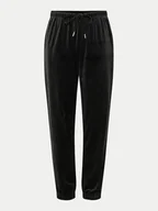 Spodnie sportowe damskie - Pieces Spodnie dresowe Silli 17154432 Czarny Regular Fit - miniaturka - grafika 1