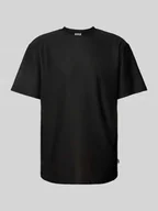 Koszulki męskie - T-shirt o kroju relaxed fit z detalem z logo model ‘FRED’ - miniaturka - grafika 1