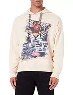 Bluzy męskie - Just Cavalli Bluza męska, 108 kość słoniowa, XXXL - miniaturka - grafika 1