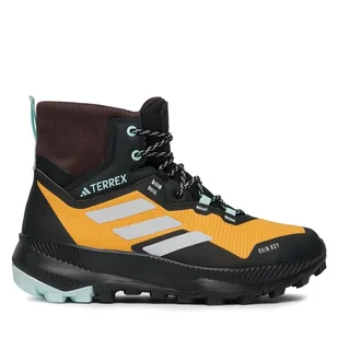 Trekkingi adidas Terrex Wmn Mid RAIN.RDY Hiking Shoes IF4930 Żółty - Buty trekkingowe damskie - miniaturka - grafika 1