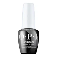 Lakiery hybrydowe - OPI Gel Color Intelli-Gel System, hybrydowy błyszczący top do paznokci, top coat, 15ml - miniaturka - grafika 1