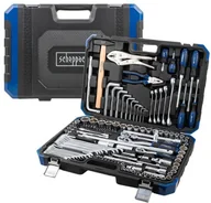 Zestawy narzędziowe - SCHEPPACH Zestaw narzędzi 1/4" 3/8" 1/2" 6-kątnych 142el walizka - miniaturka - grafika 1