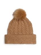 Czapki damskie - Tommy Hilfiger Czapka Timeless AW0AW16989 Beżowy - miniaturka - grafika 1