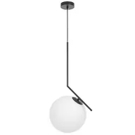 Lampy sufitowe - NOWOCZESNA LAMPA WISZĄCA CZARNA SORENTO D25 - miniaturka - grafika 1