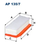 Filtry powietrza - Filtron Filtr powietrza AP135/7 AP135/7 - miniaturka - grafika 1