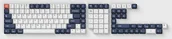 Gadżety dla graczy - Keychron OEM Dye-Sub PBT Full Keycap Set - Bluish Black White, keycap dark blue/white, 137 pieces, US layout ANSI T6 - miniaturka - grafika 1