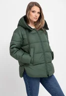 Kurtki damskie - Pikowana kurtka oversize J-LAVEO - miniaturka - grafika 1