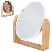 Lusterka do makijażu - Lusterko Kosmetyczne Do Makijażu Dwustronne Powiększające Kosmetyczne 18x21 - miniaturka - grafika 1