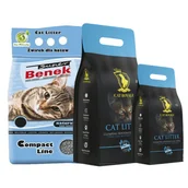 Żwirek dla kotów - MIX Żwirków Benek, Cat Royale - Naturalny 25l - miniaturka - grafika 1