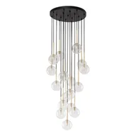 Lampy sufitowe - Kaskada transparentnych kloszy, na schody TK 5945 z serii NILOS - miniaturka - grafika 1