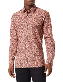 Koszulki męskie - HUGO Koszulka męska, Dark Orange801, 42 - grafika 1