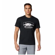 Koszulki sportowe męskie - Koszulka męska Columbia Path Lake™ Graphic Tee II Rozmiar: XL / Kolor: czarny/szary - miniaturka - grafika 1