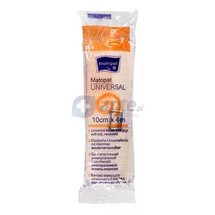 Opaska elastyczna Matopat Universal z zapinką 10cm x 4m x1 sztuka - Apteczki i materiały opatrunkowe - miniaturka - grafika 1