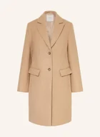 Płaszcze damskie - Calvin Klein Płaszcz Wełniany braun - miniaturka - grafika 1