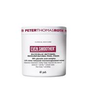 Peelingi i scruby do twarzy - Peter Thomas Roth Even Smoother™ Glycolic Retinol Resurfacing Peel Pads - miniaturka - grafika 1
