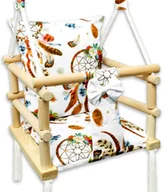 Leżaczki i huśtawki - Huśtawka kubełkowa rosnąca łapacz snów A3-D55 - miniaturka - grafika 1