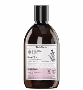 Vis Plantis Pharma Care Łopian + Biotyna -  Szampon do włosów wypadających 500 ml - Szampony do włosów - miniaturka - grafika 1