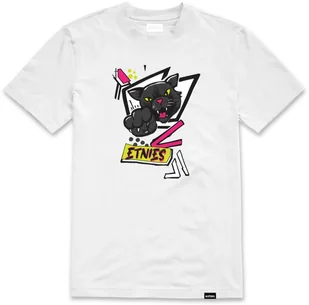 t-shirt ETNIES PUMA TEE WHITE - Koszulki męskie - miniaturka - grafika 1