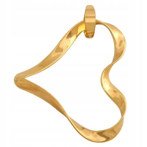 Złota Przywieszka Serduszko Serce 585 1.40 g Rodium