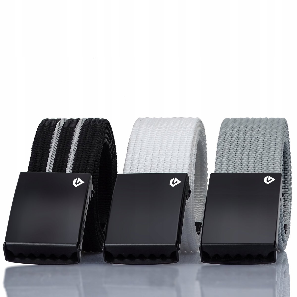 Paski 135cm Parciane Biały Siwy Czarny Męskie x3