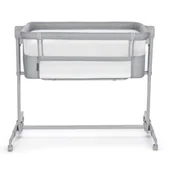 Łóżeczka i kojce - Łóżeczko dostawne KINDERKRAFT Nestee Up 2 Jasnoszary - miniaturka - grafika 1