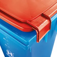 Kosze na śmieci - Pojemnik na odpady kuchenne FATBOXX, 200 litrów, niebieski - miniaturka - grafika 1