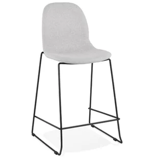 Kokoon Design Hoker Cooper Mini jasnoszary nogi czarne BS02670LG - Taborety i hokery - miniaturka - grafika 1