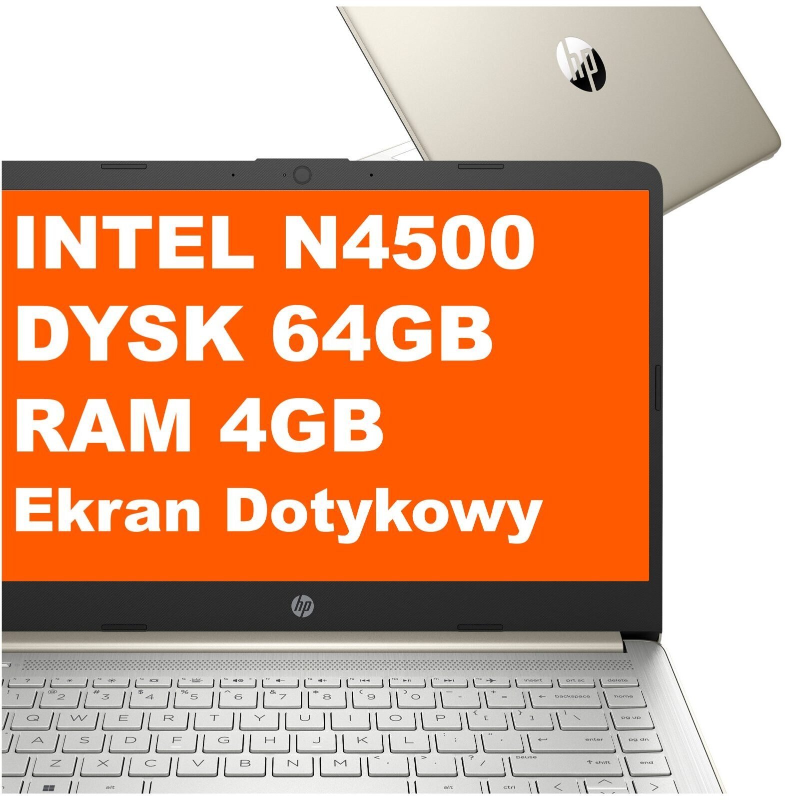 HP 14-dq3230nr / B8SW1UA / Intel N4500 / 4GB / 64GB eMMC / Intel UHD / 14