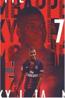 Podkładki pod mysz - PODKŁADKA POD MYSZ Z Nadrukiem 22x18 cm Piłkarski Kylian Mbappe PSG Prezent - miniaturka - grafika 1