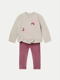 Mayoral Komplet bluzka i legginsy 2706 Bordowy Regular Fit - Komplety dla niemowląt - miniaturka - grafika 1