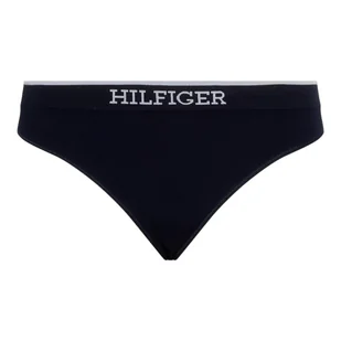 TOMMY HILFIGER STRINGI DAMSKIE MAJTKI 1P THONG GRANATOWE r.XS - Majtki damskie - miniaturka - grafika 1