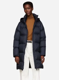 Kurtka zimowa damska pikowana Tommy Hilfiger WW0WW43583-DW5 XL Ciemnogranatowa (8720637932704) - Kurtki damskie - miniaturka - grafika 1