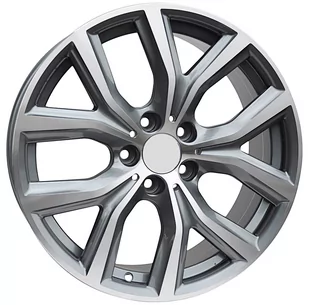 4 FELGI ALUMINIOWE 1176 18 5x112 MG - polerowane + grafit - Felgi aluminiowe - miniaturka - grafika 1