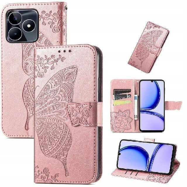 Etui Z Klapką Do Realme Note 50 Obudowa Portfel Pokrowiec Futerał Wallet