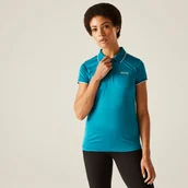 Koszulki i topy damskie - Regatta Damska koszulka polo Remex II Zielony, Rozmiar: 44 - miniaturka - grafika 1