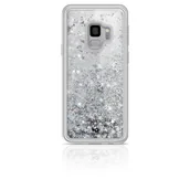 Etui i futerały do telefonów - Hama White Diamonds Sparkle Case Samsun Galaxy S9 Srebrne Gwiazdki - miniaturka - grafika 1