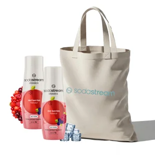Zestaw Syrop SodaStream Owoce Leśne 2x440 ml - Bez Cukru + Torba - Syropy i koncentraty owocowe - miniaturka - grafika 1