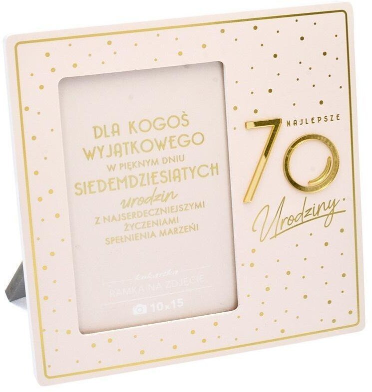 Ramka KUKARTKA Ramka Moments Urodziny 70 Elite