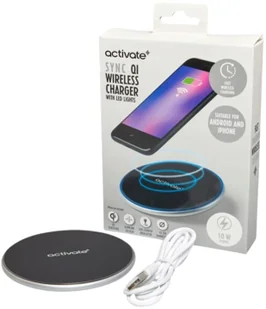 Ładowarka indukcyjna Activate 10W Czarna  ! - Ładowarki do telefonów - miniaturka - grafika 1
