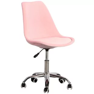 Krzesło obrotowe ART235C/ welur, różowy - Krzesła - miniaturka - grafika 1