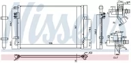 Akcesoria do klimatyzacji i ogrzewania - NISSENS Skraplacz klimatyzacja 940730 - miniaturka - grafika 1