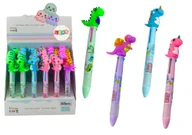 Zabawki kreatywne - Długopis Wielokolorowy Na Suwak 3 Kolory Dinozaur - miniaturka - grafika 1