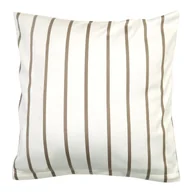 Poszewki na poduszki - Poszewka bawełniana jersey exclusive 40x40 2434 kremowa pasy - miniaturka - grafika 1