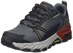 Skechers Męskie buty trekkingowe Max Protect, Syntetyczna siateczka, wykończenie ze skóry Charcoal, 41 EU - Buty trekkingowe męskie - miniaturka - grafika 1