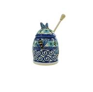 Pojemniki kuchenne - Ceramiczny pojemnik na miód Ceramika Bolesławiec - miniaturka - grafika 1
